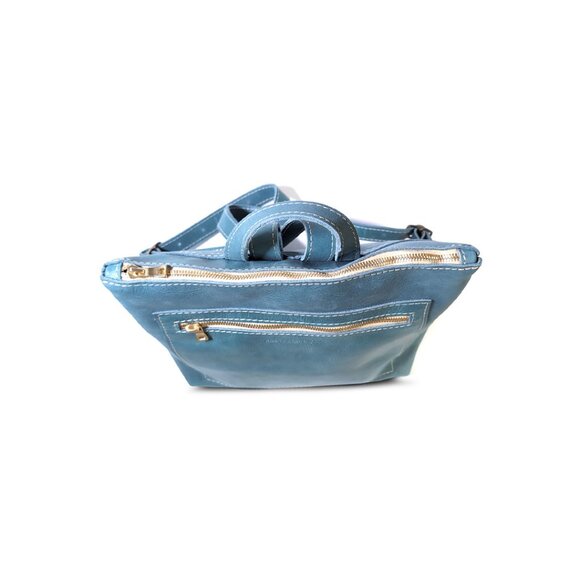 Portland Leather Goods Aqua Tote Backpack - Picture 13 of 14